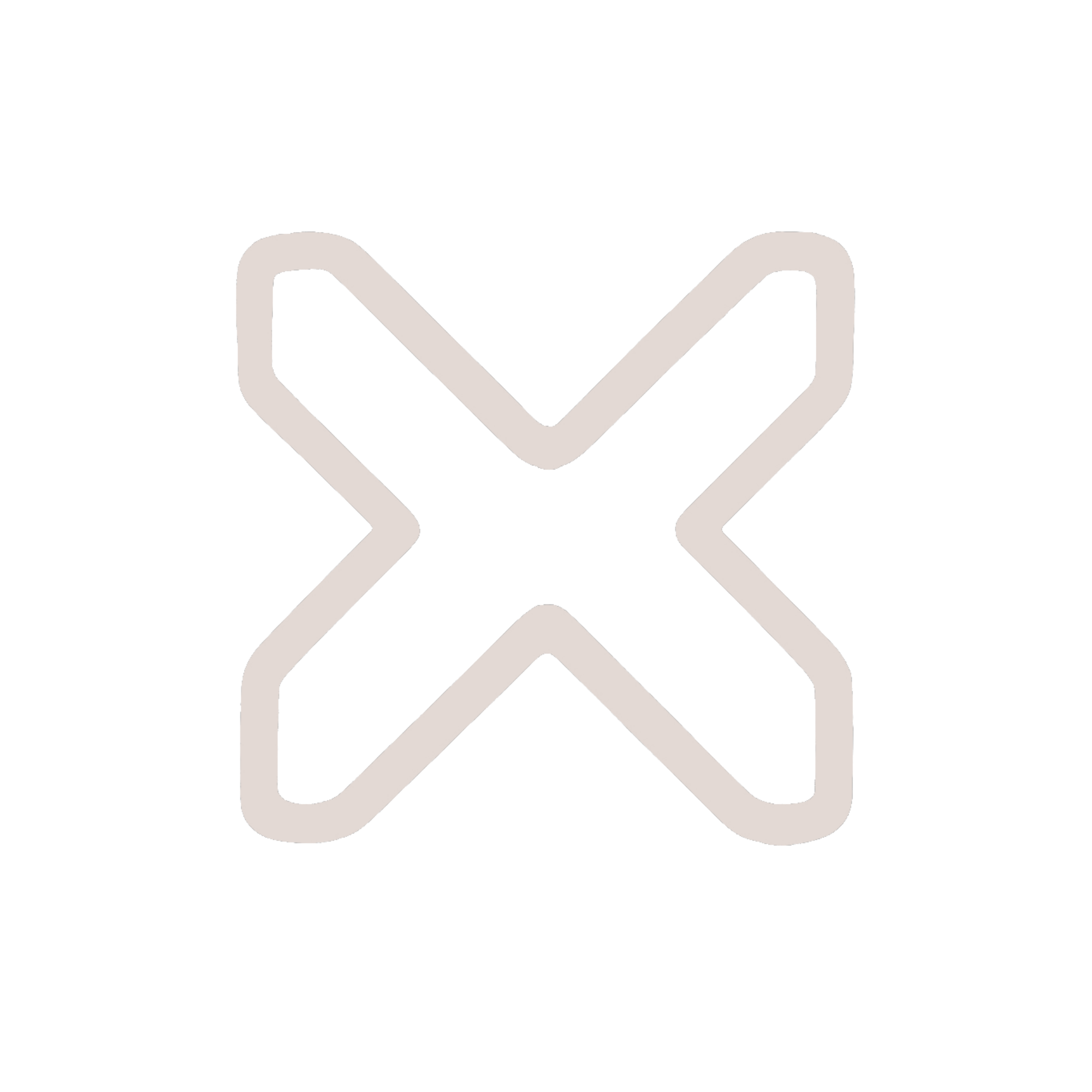 Matrix mark, sage on charcoal